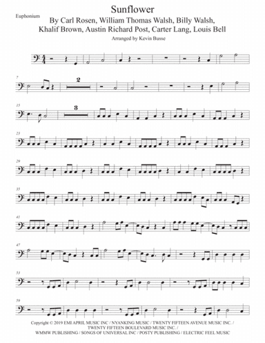 Sunflower (arr. Kevin Busse)