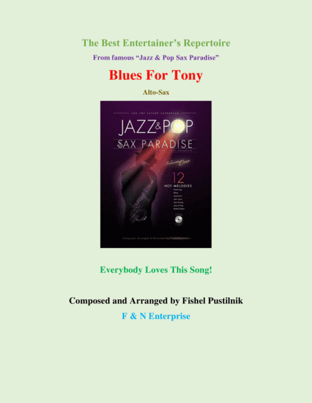 "Blues For Tony" -Background Track for Alto Sax from CD "Sax Paradise"-Video
