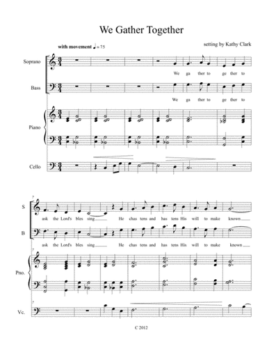 We Gather Together (arr. Kathy Clark)