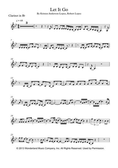 Let It Go (arr. Robert Moody)
