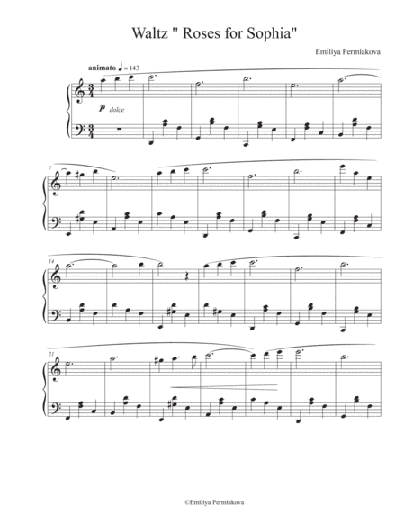 Waltz " Roses for Sophia" ( by Emiliya Permiakova)