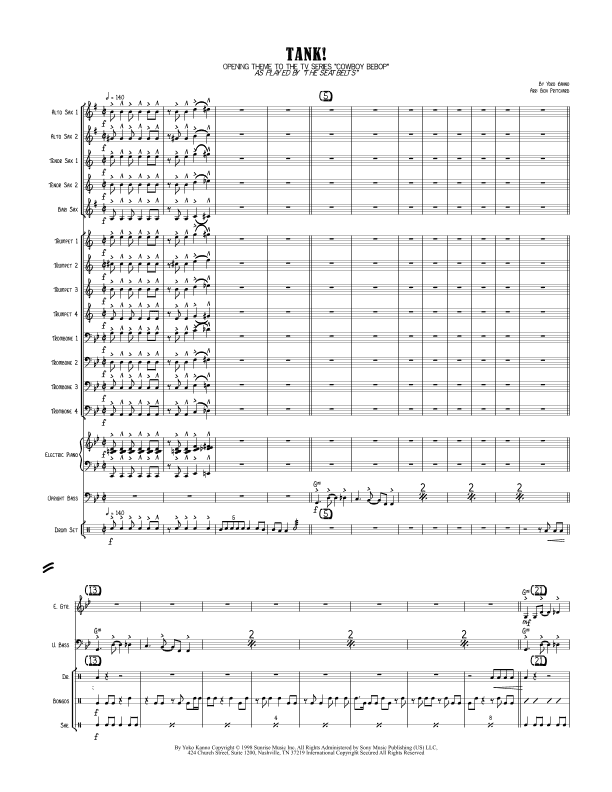 Tank! (arr. Ben Pritchard)