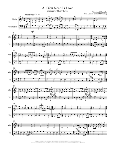 All You Need Is Love (arr. Sherry Lewis)