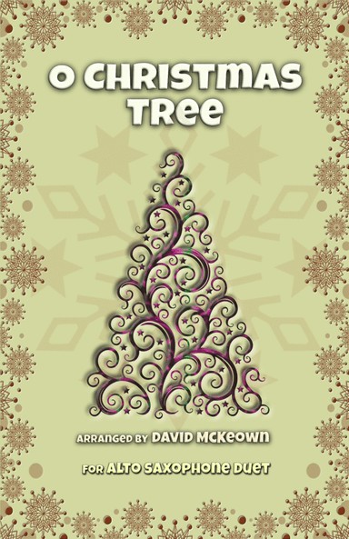 O Christmas Tree, (O Tannenbaum), Jazz style, for Alto Saxophone Duet (arr. David McKeown)