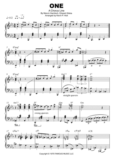 One (arr. Kevin P. Holt)