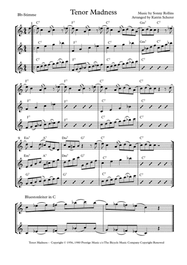 Tenor Madness (arr. Katrin Scherer)