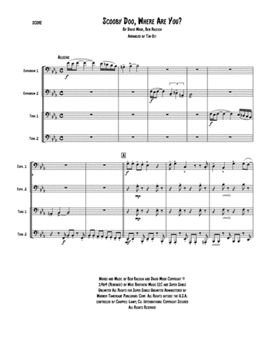 Scooby Doo, Where Are You? (arr. Tim Olt)