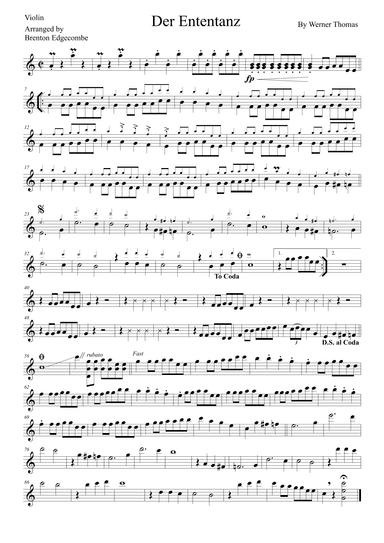 Der Ententanz (arr. Brenton Edgecombe)