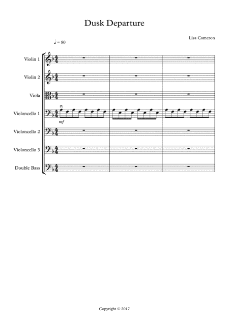 Dusk Departure - Full String Ensemble