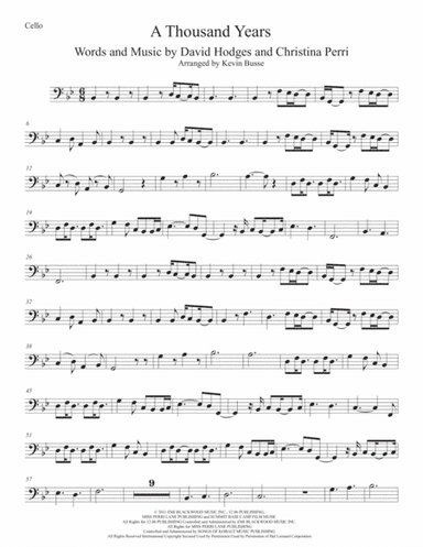 A Thousand Years (arr. Kevin Busse)