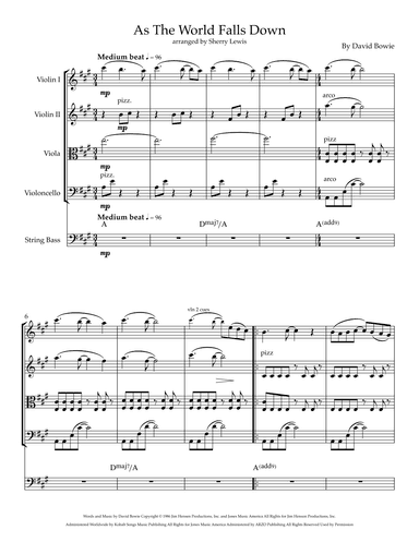 As The World Falls Down (arr. Sherry Lewis)
