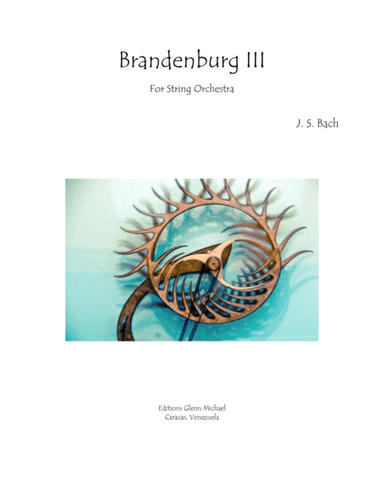 Bach Brandenburg 3 (arr. Editions Glenn Michael, Caracas, Venezuela)