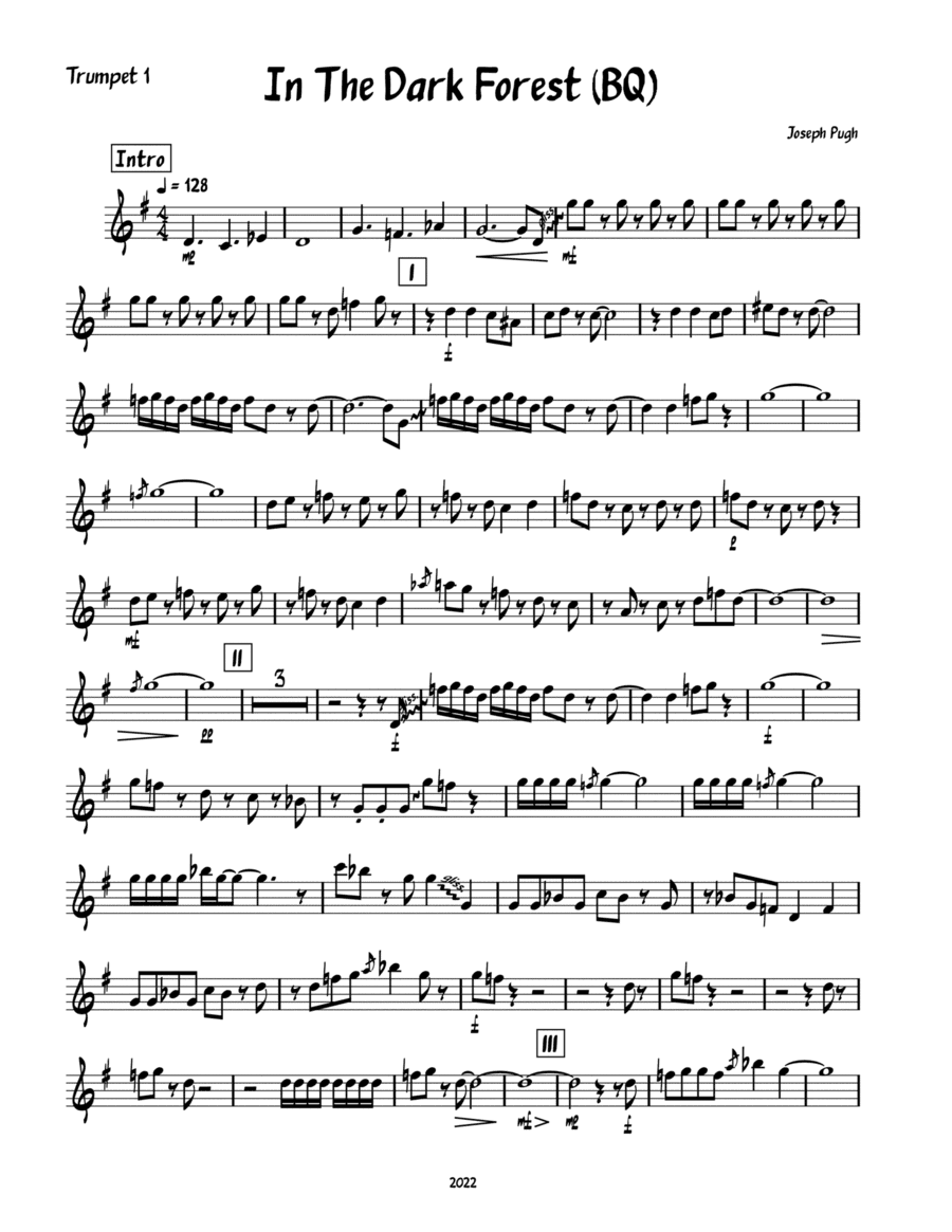 In The Dark Forest (Brass Quintet)