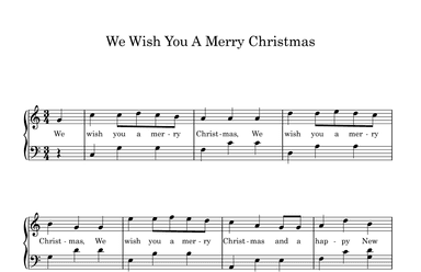 We Wish You A Merry Christmas (arr. Julie Wormald)