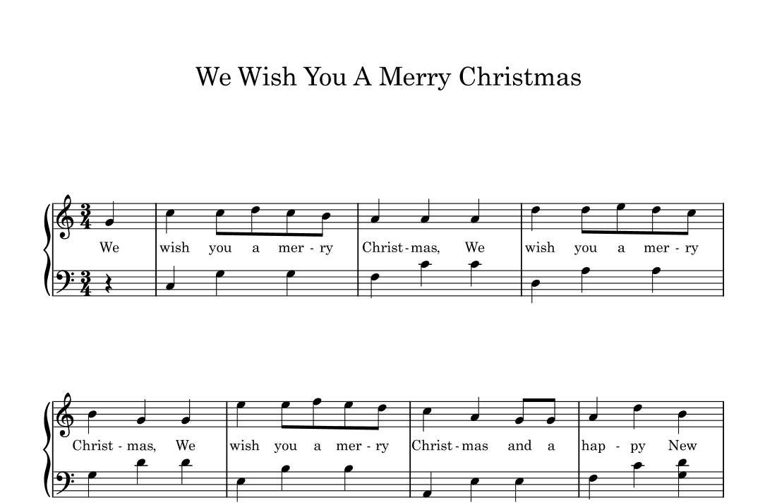 We Wish You A Merry Christmas (arr. Julie Wormald)