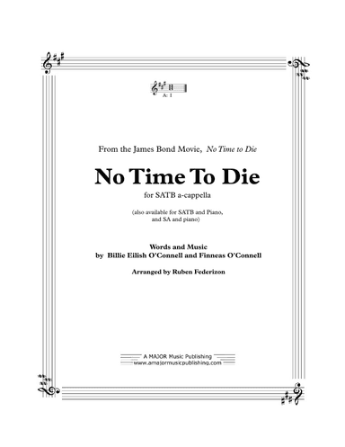 No Time To Die (arr. Ruben Federizon)