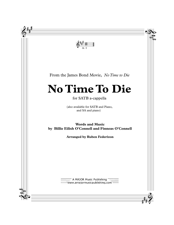 No Time To Die (arr. Ruben Federizon)