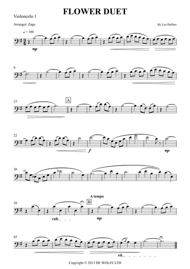 Lakme - Flower Duet (arr. Zago)