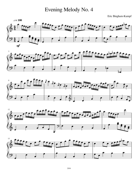 Evening Melody No. 4