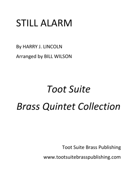 Still Alarm (arr. Bill Wilson)