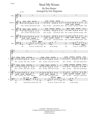 Steal My Kisses (arr. Eric Hagmann)
