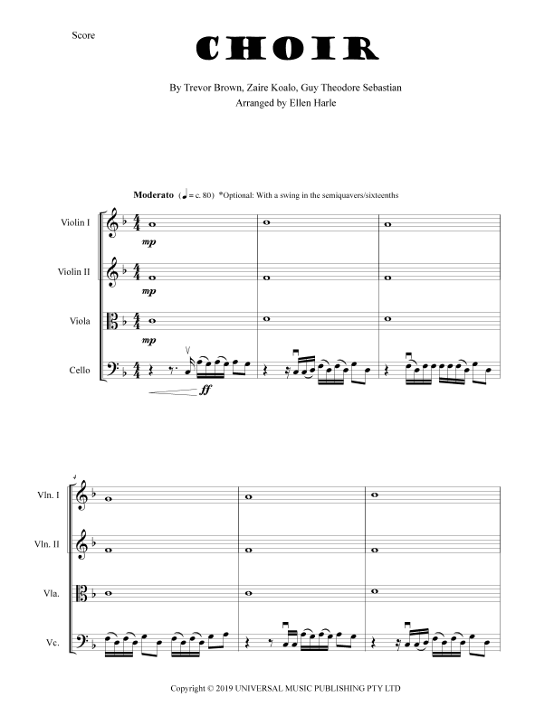 Choir (arr. Ellen Harle)