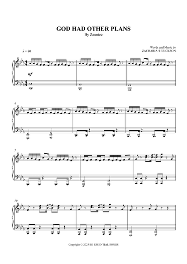 God Had Other Plans (arr. SCMusic)