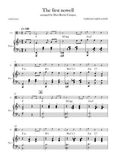 The First nowell (arr. Davi Rocha Campos)
