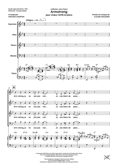 Armstrong (arr. Mathias Charton)