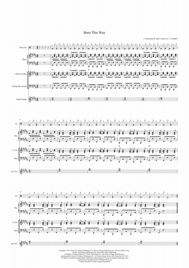 Born This Way (arr. L Goodhew)