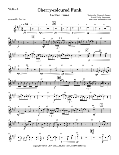 Cherry-coloured Funk (arr. Dan Lay)