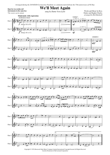 We'll Meet Again (arr. Rob Bushnell)
