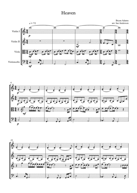 Heaven (arr. Ian Anderson)