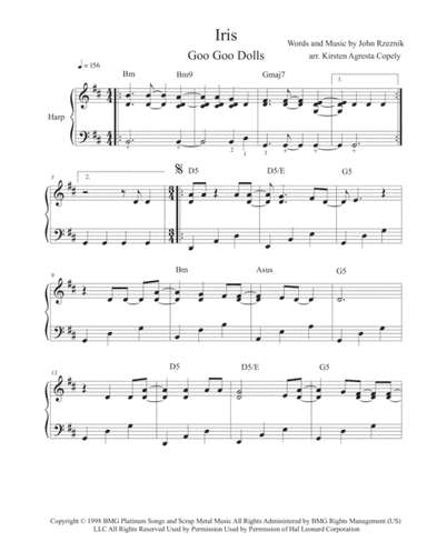 Iris (arr. Kirsten Agresta Copely)