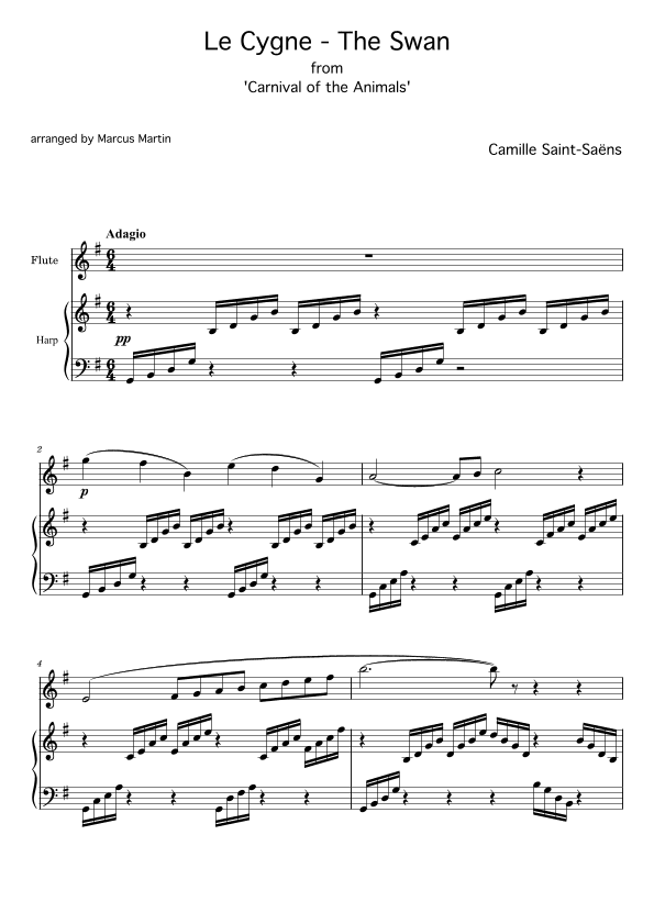 The Swan (arr. Marcus Martin)