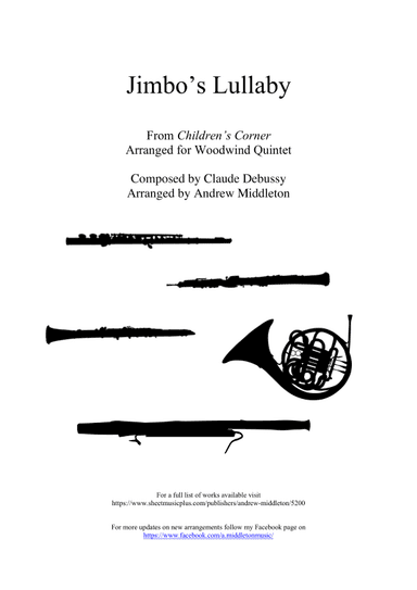 Jimbo's Lullaby arranged for Wind Quintet (arr. Andrew Middleton)