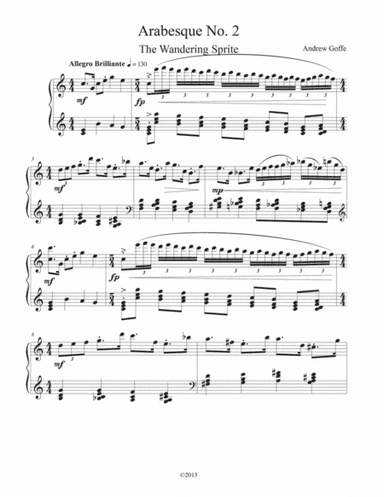 Arabesque No. 2 "The Wandering Sprite"