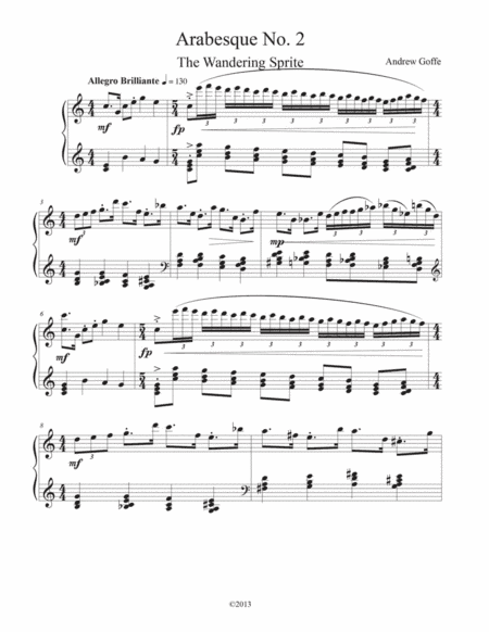 Arabesque No. 2 "The Wandering Sprite"