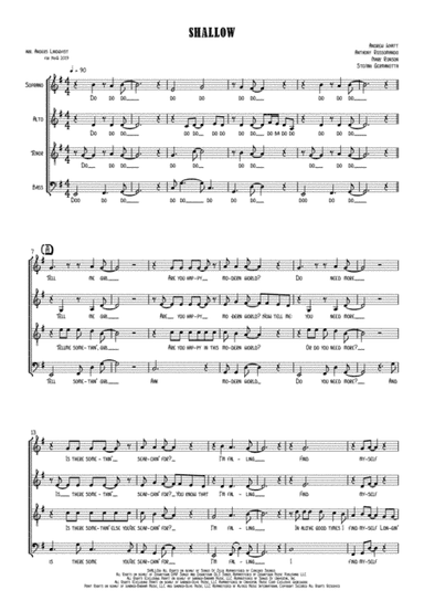 Shallow (arr. Anders Lindqvist)