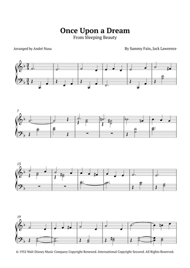 Once Upon A Dream (arr. André Nusa)