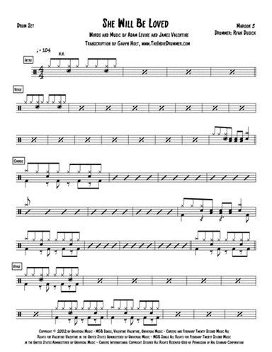 She Will Be Loved (arr. Gavyn Holt)