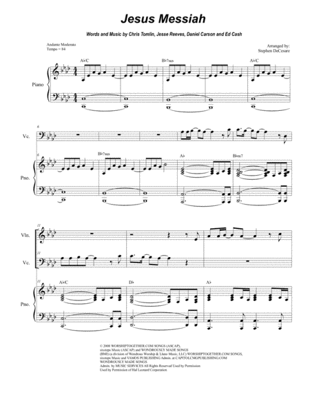 Jesus Messiah (arr. Stephen DeCesare)