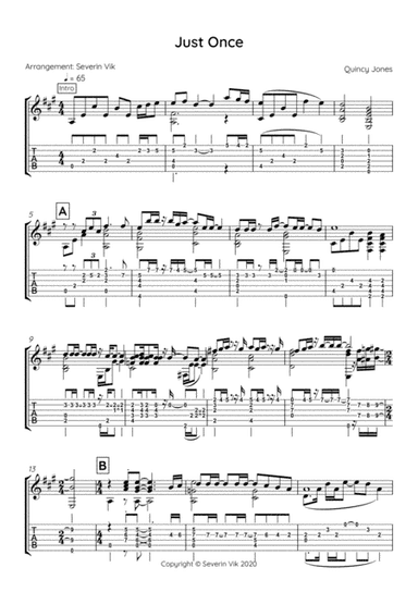 Just Once (arr. Severin Vik)