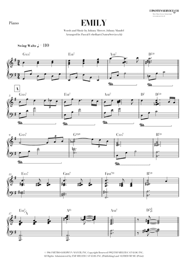 Emily (arr. Pascal Uebelhart)