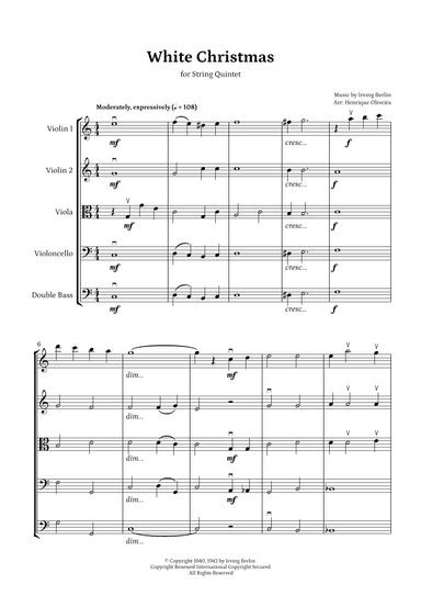 White Christmas (arr. Henrique Oliveira)