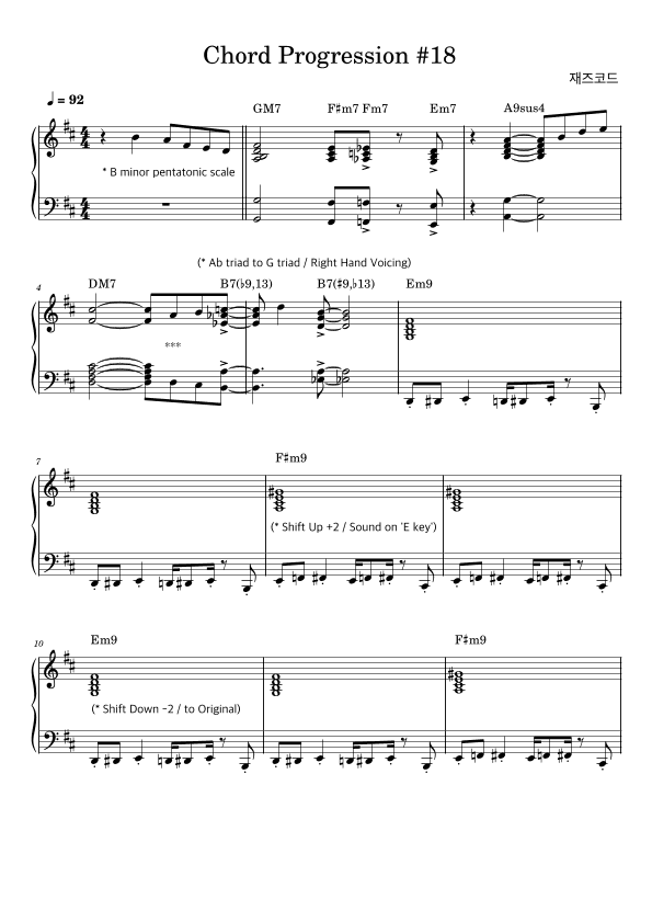 Neo Soul Chord Progression 18 (English ver.)