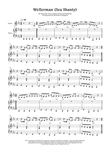 Wellerman (arr. Henrique F Mangoni)