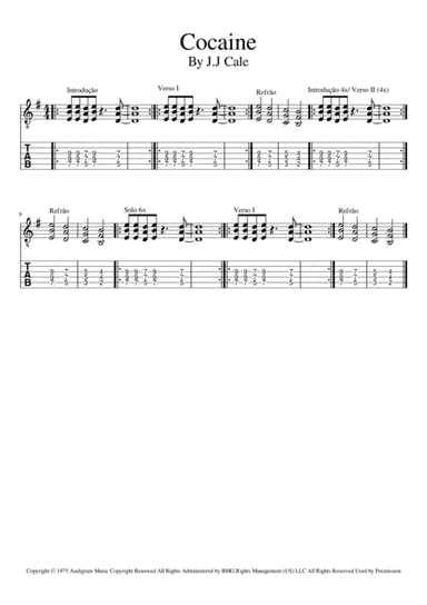Cocaine (arr. Madelu Lopes)