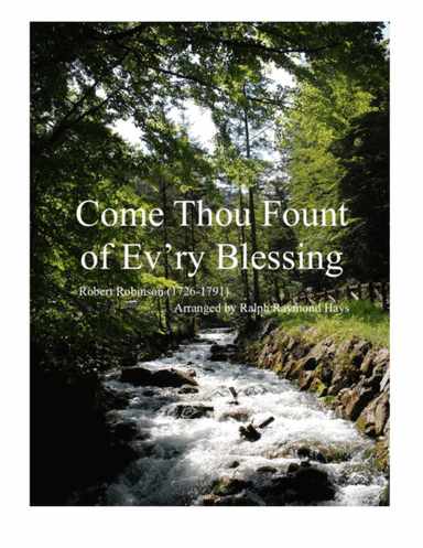 Come Thou Fount of Ev'ry Blessing (for clarinet choir) (arr. Ralph Raymond Hays)