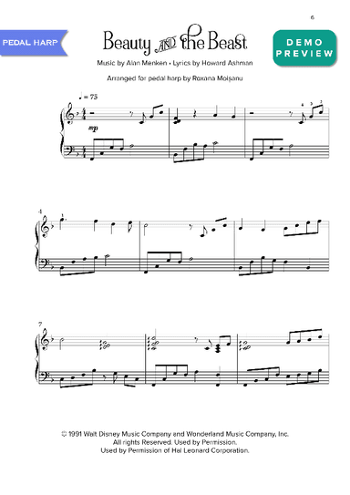 Beauty And The Beast (arr. Roxana Moisanu)